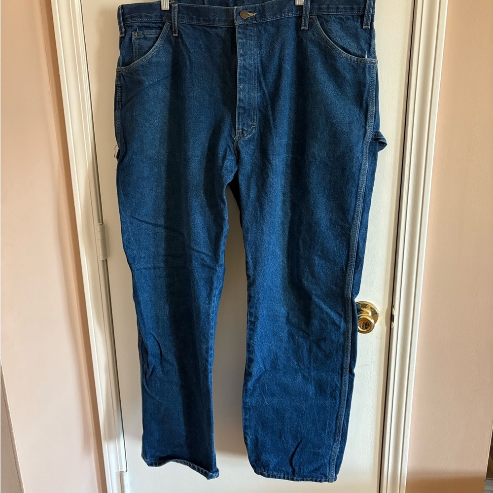 Dickies Men's Relaxed Fit Blue Jeans